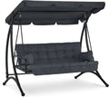 Modell mit Liegefunktion MCombo3-SitzerHollywoodschaukel 4095 M, Maße 201x125x173 cm, Gartenschaukel bis 300kg Belastbar