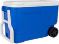 Kühlbox Igloo Passiv, Wheelie Cool 38, große leichte Thermobox mit Rollen für Camping, Fassungsvermögen 36 l, Freizeit, Boot und Festival