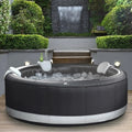 Whirlpool MSPA Camaro 6-Schicht-Material, Maße 204x204x70 cm, Aufblasbarer für 6 Personen mit 138 Massagedüsen, Ozondesinfektion & Rhino-Tech