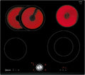 Neff Kochfeld T16FTN1L0, autarkes Glaskeramik 60 cm breit, TwistPad, Bräterzone, in Schwarz, N 70, Elektrokochfeld, Made in Germany, Powerstufe