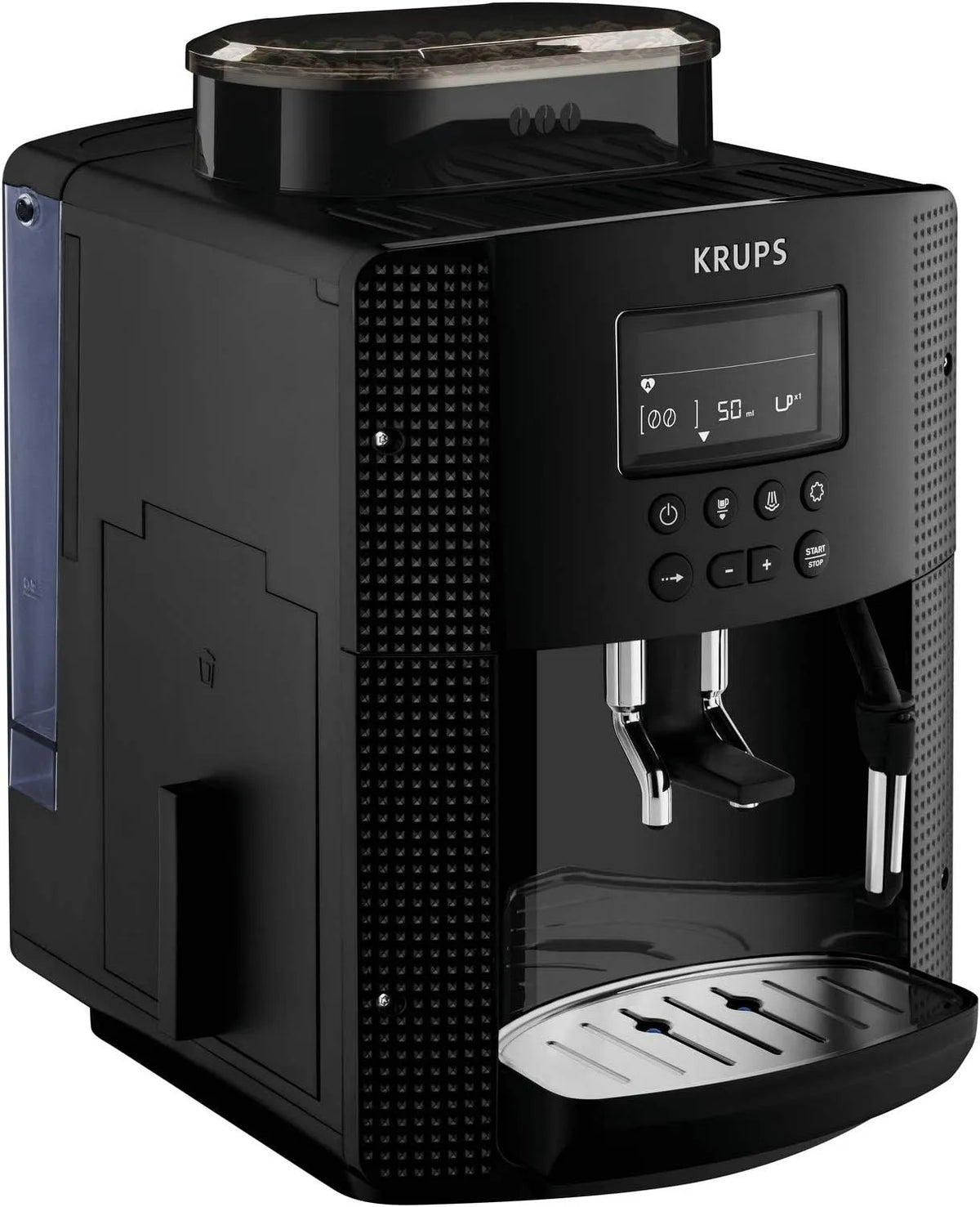 Krups Kaffeevollautomat, 15 bar Automatische Reinigung in Schwarz