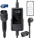 Modell 1-phasig ID.3/4/5/7 2 Ladekabel Schuko mit APP Y 6-16A Y/3 dé Typ, 7m, 3, ENYAQ und Anderen PHEV