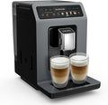 Krups Kaffeevollautomat EA898GF0, 18 Getränkespezialitäten, Evidence Hot & Cold, heiße und kalte Getränke, One-Touch Cappuccino, Milchsystem