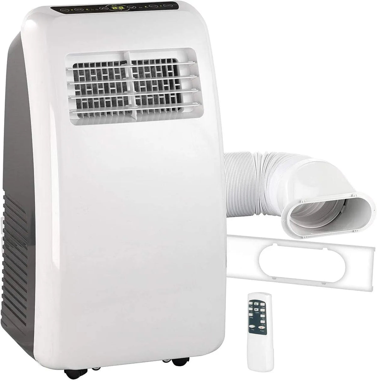 Klimaanlage, Sichler Haushaltsgeräte Kleinste: Mobile Monoblock mit Entfeuchter, 5.000 BTU, 2.050 Watt, Mini mit Kältemittel, Mini Monoblock