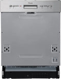 Geschirrspüler DW601ED KKT KOLBE Unterbaufähiger, 12 Maßgedecke, Breite 60cm, 4 Spülprogramme, teilintegrierbare Spülmaschine, Zeitvorwahl 3-9