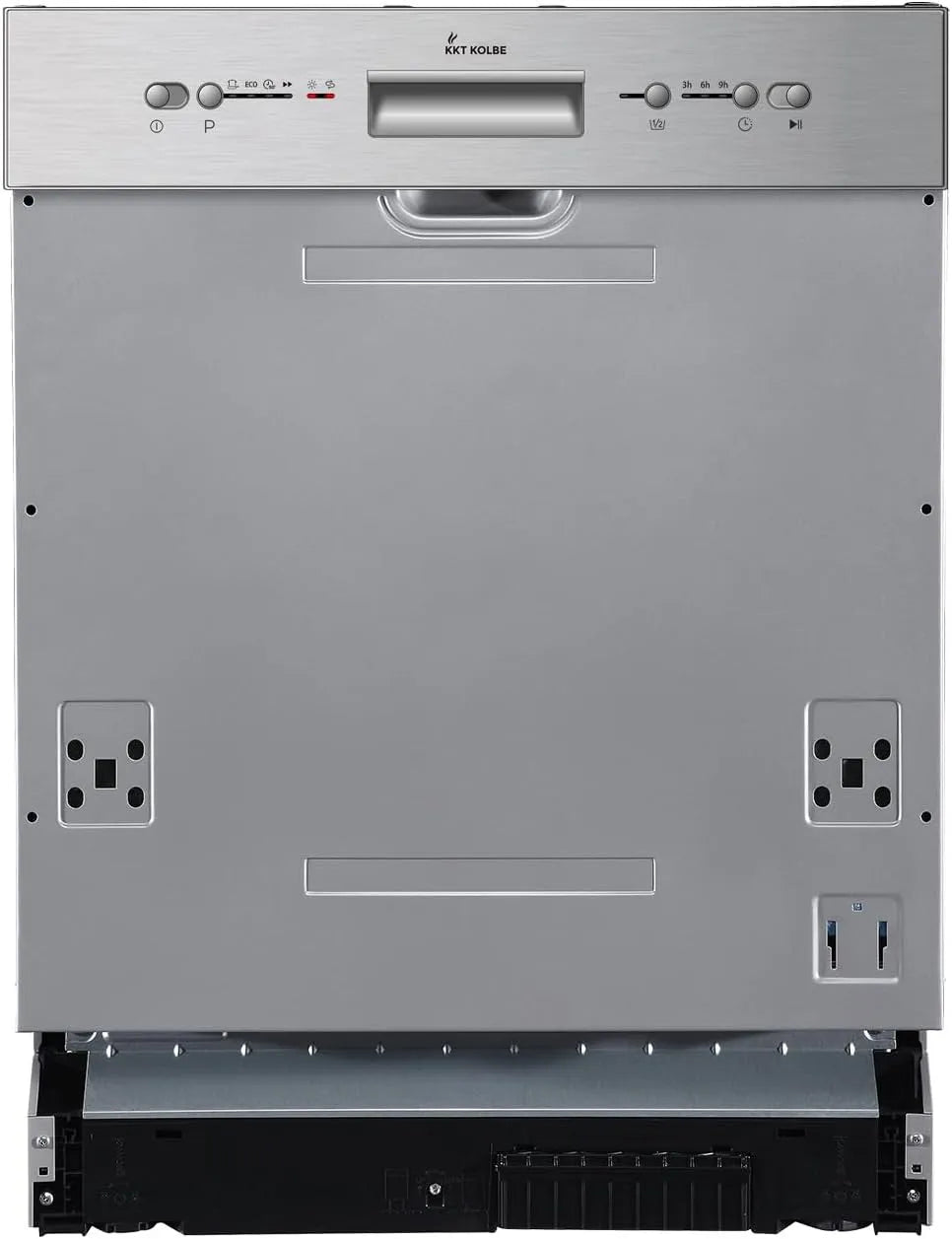 Geschirrspüler DW601ED KKT KOLBE Unterbaufähiger, 12 Maßgedecke, Breite 60cm, 4 Spülprogramme, teilintegrierbare Spülmaschine, Zeitvorwahl 3-9
