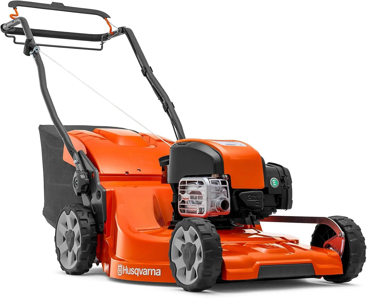 Husqvarna Rasenmäher 253S, 53 cm Schnittbreite, Leistung 2,75 kW, Fassungsvermögen 60L, LC Benzin, Radantrieb, zentrale Höhenverstellung