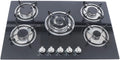 Kochfeld Herd Oben Gas, 30' 5 Brenner Tempered Glass Built-In Gas Mit Flammenausfallsystem ren Ihnen, Brenner Küche Kochen