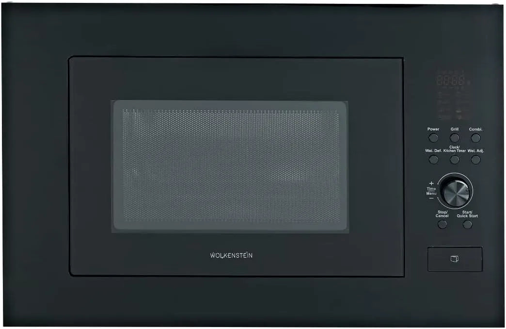 Mikrowelle WMW900-25GB WOLKENSTEIN Einbau, Fassungsvermögen 6 Leistungsstufen, 900W Mikrowellenleistung, Fassungsvermögen 25L Garraum, Breite 24,5cm