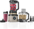 Ninja Standmixer TB401EUSTGD, 3-in-1 Detect Power Processor Pro, kraftvolle 1200W Küchenmaschine, 3x Single Serve Tassen, Krug, Teig, mischen & hacken