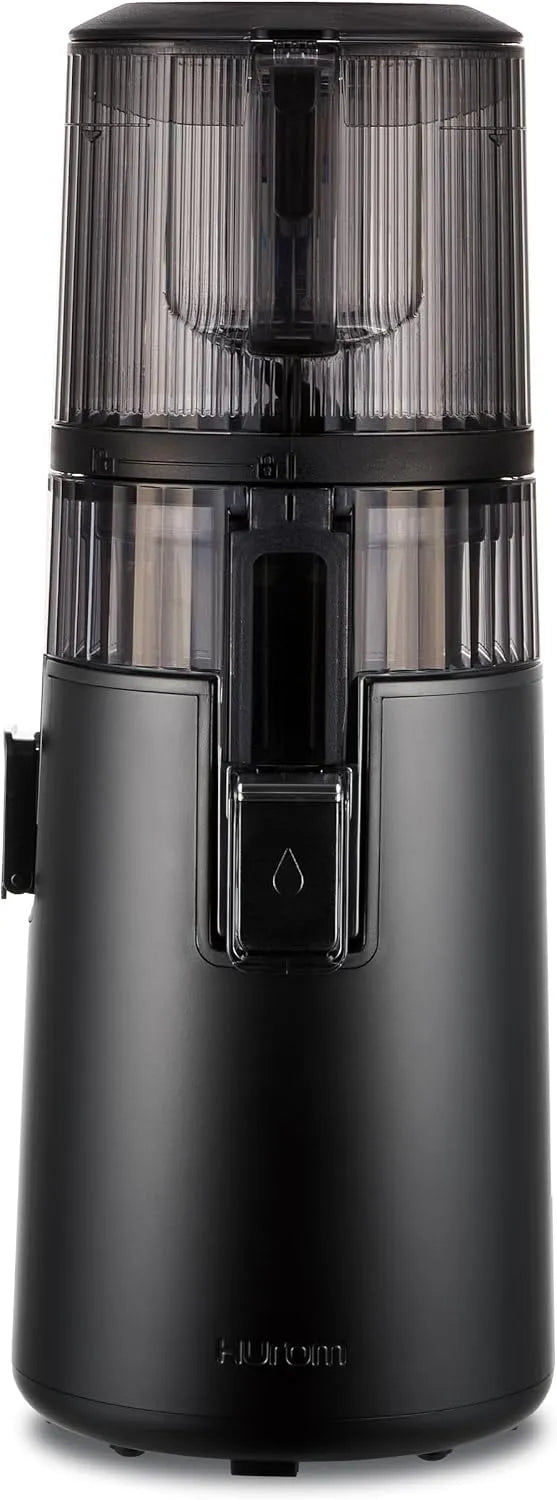 Entsafter H70FT, 1.8L Kapazität, 15 Jahre, Leistung 150W, Hurom Neuer Slow Juicer, Elektrische Kaltpresse, für Gemüse & Obst, BPA-frei, Mattschwarz