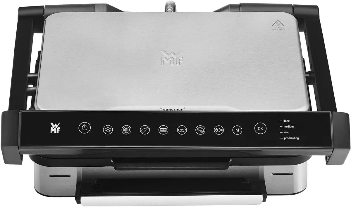 WMF Grill, Elektrogrill 2000 W, Profi Plus Kontaktgrill Perfection, 6 Betriebsprogramme, Sensor-Technologie, beschichtete Platten, Panini