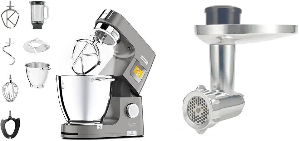 Kenwood Küchenmaschine KWL90.034SI KAX950ME, mit integrierter Waage, inklusive. 4-teiligem Patisserie-Set, Titanium Chef Patissier XL