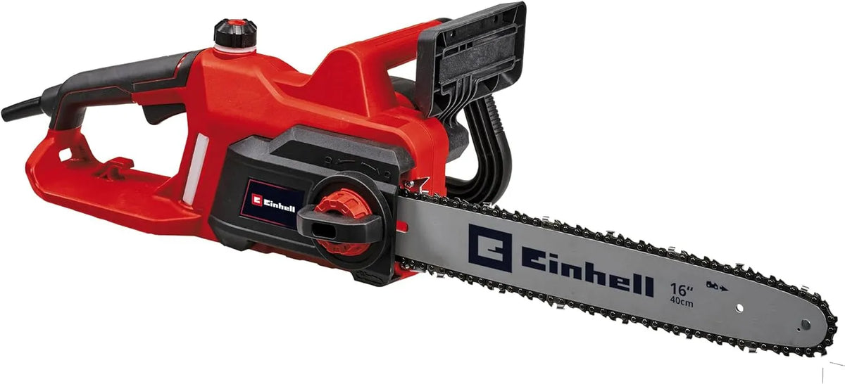 Einhell Elektro-Kettensäge GC-EC 2040, Elektro-Kettensäge, 2000 W, max. Kettengeschwindigkeit 15,5 m, 40 cm Schwertlänge, werkzeuglose Kettenspannung