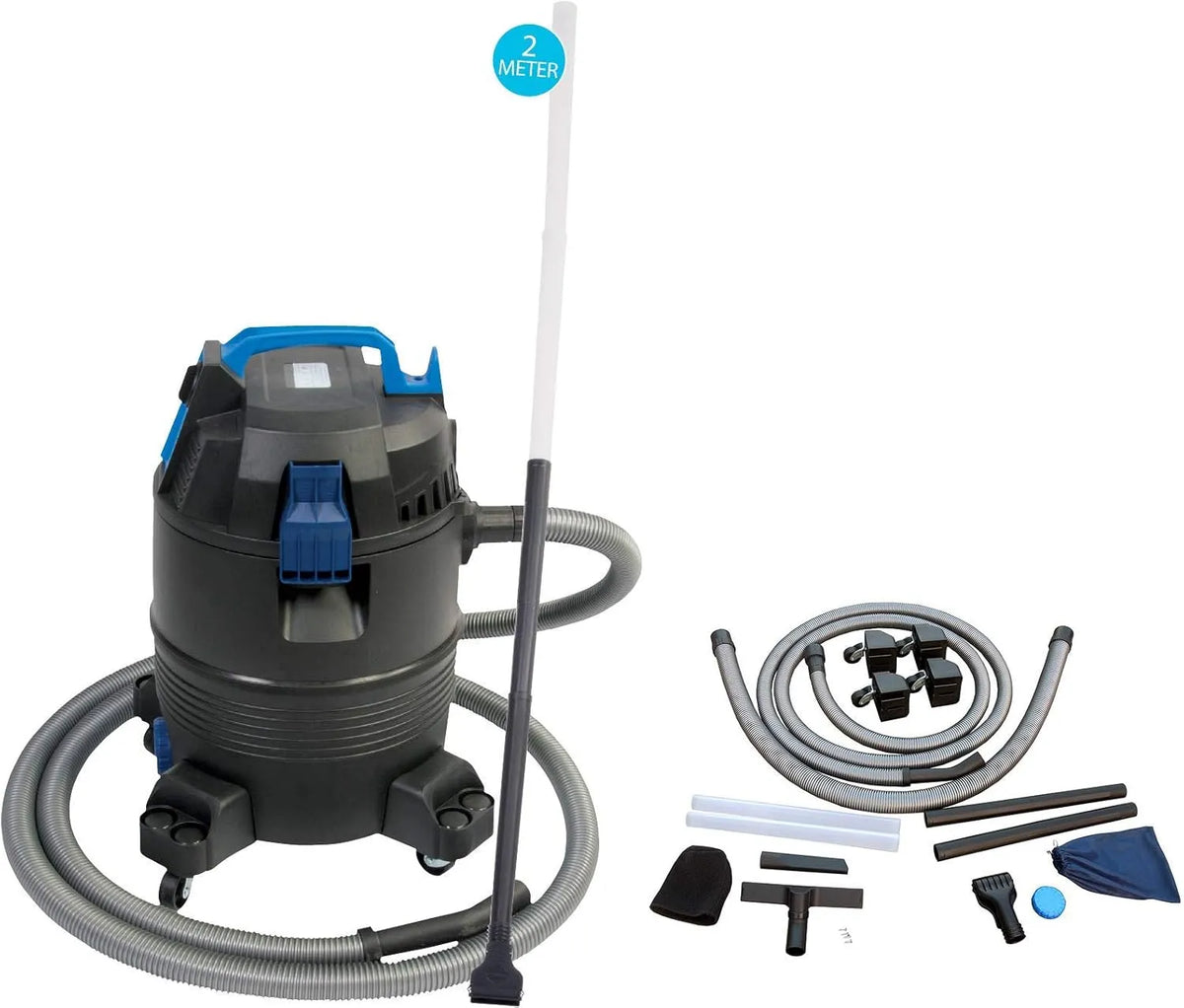 Nass-/Trockensauger AquaForte, Leistung 1400 w, Fassungsvermögen 35 l, 4 m Schlauch, Kunststoffbehälter, Teich- und Poolreinigung, in Schwarz