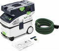 CTMC MIDI I-Basic CLEANTEC Festool Akku-Absaugmobil, mit Hauptfilter, Saugschlauch glatt Ø 27/32 x 3,5 mR, Sauger-Fernbedienung, SELFCLEAN Filtersack
