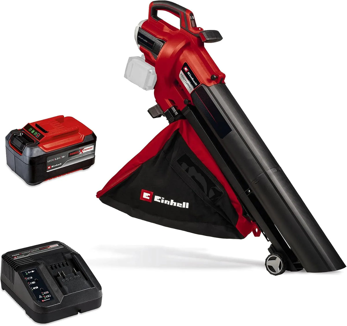 Einhell Laubsauger, Professional Akku VENTURRO 36/240 Power X-Change, Spannung 36 V, Fangsack 45 L, Saugleistung bis 740 m³/h, Li-Ion