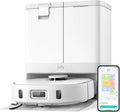 Saugroboter X10 eufy Pro Omni, 8000Pa Saugkraft, KI-Hindernisvermeidung, Auto Trocknen, Weiß, eufy Pro Omni und Wischmopp Combo, Auto Mop Waschen