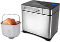 Mit 19 Programmen Coocheer Brotbackautomat, programmierbarer 15 Stunden Timer, Baguette und Joghurt, blaues Hintergrundbeleuchtung