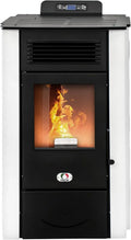 PELLET ITALIA Colorado STUFE A, Leistungsstufen 24 Monate Weiß, PELLET ITALIA Colorado 15 KW