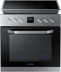 Samsung Backofen F-NB69R3301RS, Herdset hend aus Ceranfeld und Einbaubackofen,69 ℓ, versenkbare Knebel, Glaskeramik Kochfläche