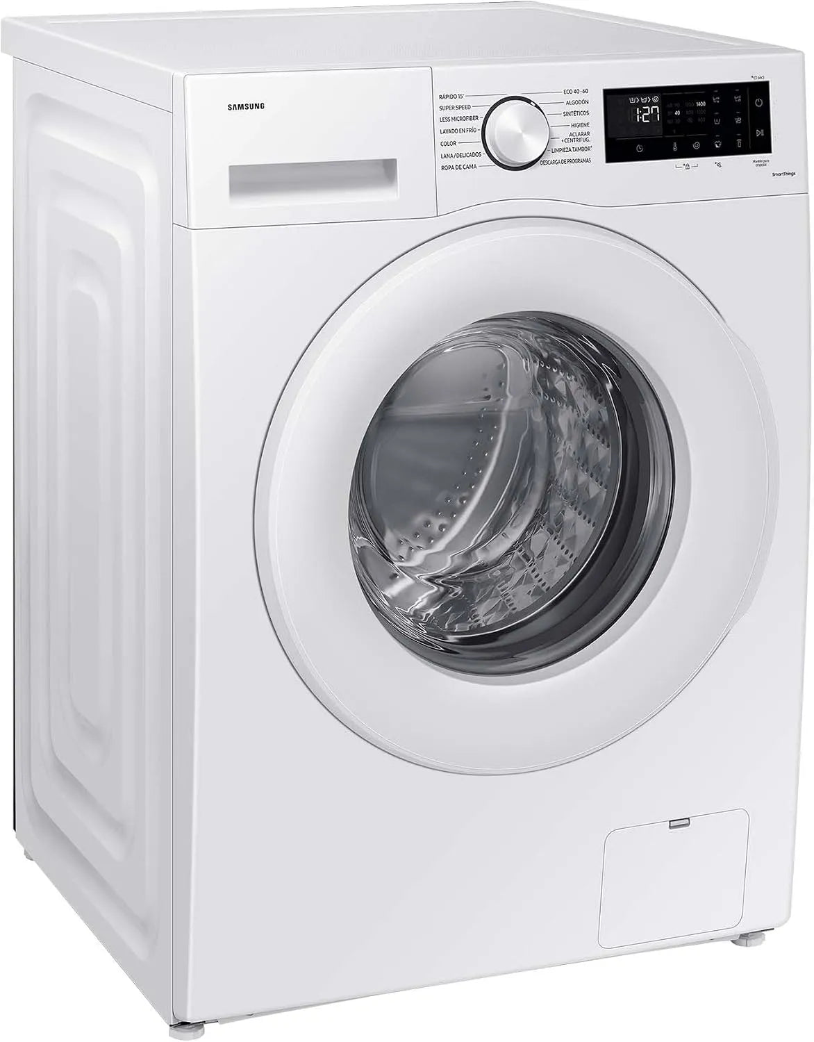 Samsung Waschmaschine WW11DG5B25TEEG, 1.400 U, SuperSpeed 39 Min, Extra energiesparend, AI Ecobubble, Weiß, Gewicht 11 kg, 10%, EEK: A