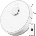 Dreame Saugroboter Gen2, D9 Max Staubsaugerroboter, 6000Pa mit Wischfunktion, Bewegliche Bürste, Karten für mehrere Böden, Ideal für Teppiche, Weiß