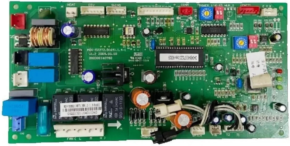 Midea Klimaanlage MDV-D22T2 202302140616, 64,. 1.4-1 Motherboard, Zentrale Multi-Split-Inneneinheitsplatine for Klimaanlagen, Kompatibel