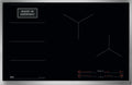 AEG Induktionskochfeld 4er TI84IF0FRB, Made in Germany, Kombination Zonen, SuperFlat Rahmen, autark 80cm, FlexBridge-Kochzone