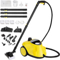 Dampfreiniger, 5 Bar Dampfdruck, Bodenreinigungsset & Düsen, für Teppich, Fenster, Upgrade 2100W mit 29 Zubehör, Wasser Niedrig Alarm, Fliesen