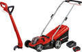 Einhell Rasenmäher GC-CT 18, mit 20 Ersatzklingen, Power X-Change 18/33 Akku & Rasentrimmer Set