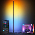 Modell LED Stehlampe Wohnzimmer 2pack Govee RGBICW, 16 Millionen Farben, 85 Szenenmodi, DIY-Modus Standleuchte für Schlafzimmer, Musikmodi