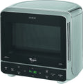 Whirlpool Mikrowelle MAX 38 SL, Leistung 700 W, Fassungsvermögen 13 L Garraum, Kombination Grill und, Crisp Funktion, Schnellauftau-Funktion, Silber