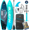 10'8 aufblasbares Paddleboard Bluefin Cruise, 6' Dickes Allround-SUP-Paddleboard, SUP-Paket & Zubehör, Rutschfestes Deckpad & leicht