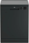 Beko Geschirrspüler DVN06431A L60, freistehender 14 Maßgedecke cm 47 dB Anthrazit