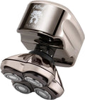 Pitbull Platinum Pro Skull Shaver, Elektrorasierer für Herren, Kabellos, Wiederaufladbar, Nass & Trocken, Ergonomisch für Glatzen