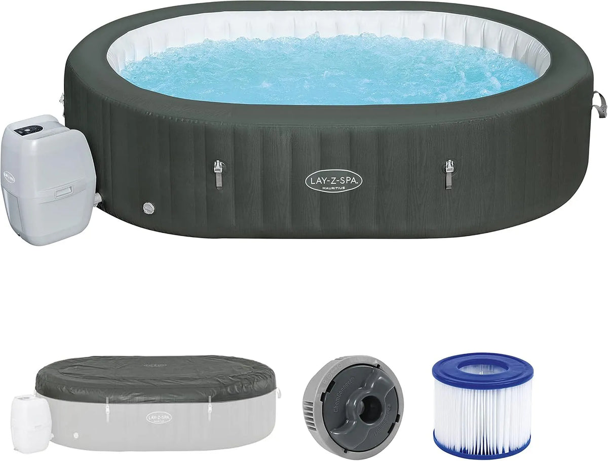 Bestway Whirlpool, oval, LAY-Z-SPA XXL WLAN Mauritius AirJet 270 x 180 x 71 cm