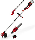Einhell Heckenschere GE-LM 36, Akku-Multifunktionswerkzeug /4in1 Li-Solo Power X-Change, Kettensäge, 4 in 1, Lithium-Ionen, Trimmer, Motorsense