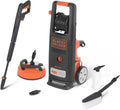 Black+Decker Hochdruckreiniger BXPW2200PE, Leistung 2200 W, 150 bar, 440 l/h, mit Patio Cleaner Deluxe und Feste Bürste