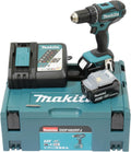 Makita Modell DDF482RFJ, Akku-Bohrschrauber 18V, 3,0 Ah, 2 Akkus + Ladegerät im MAKPAC, Spannung 18V
