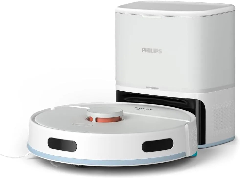 Philips Modell, Homerun Serie 2000: 2-in-1 Saug- und Wischroboter XU2100/20, 130 Minuten Laufzeit, Lasernavigation, Teppichboost, Absaugstation