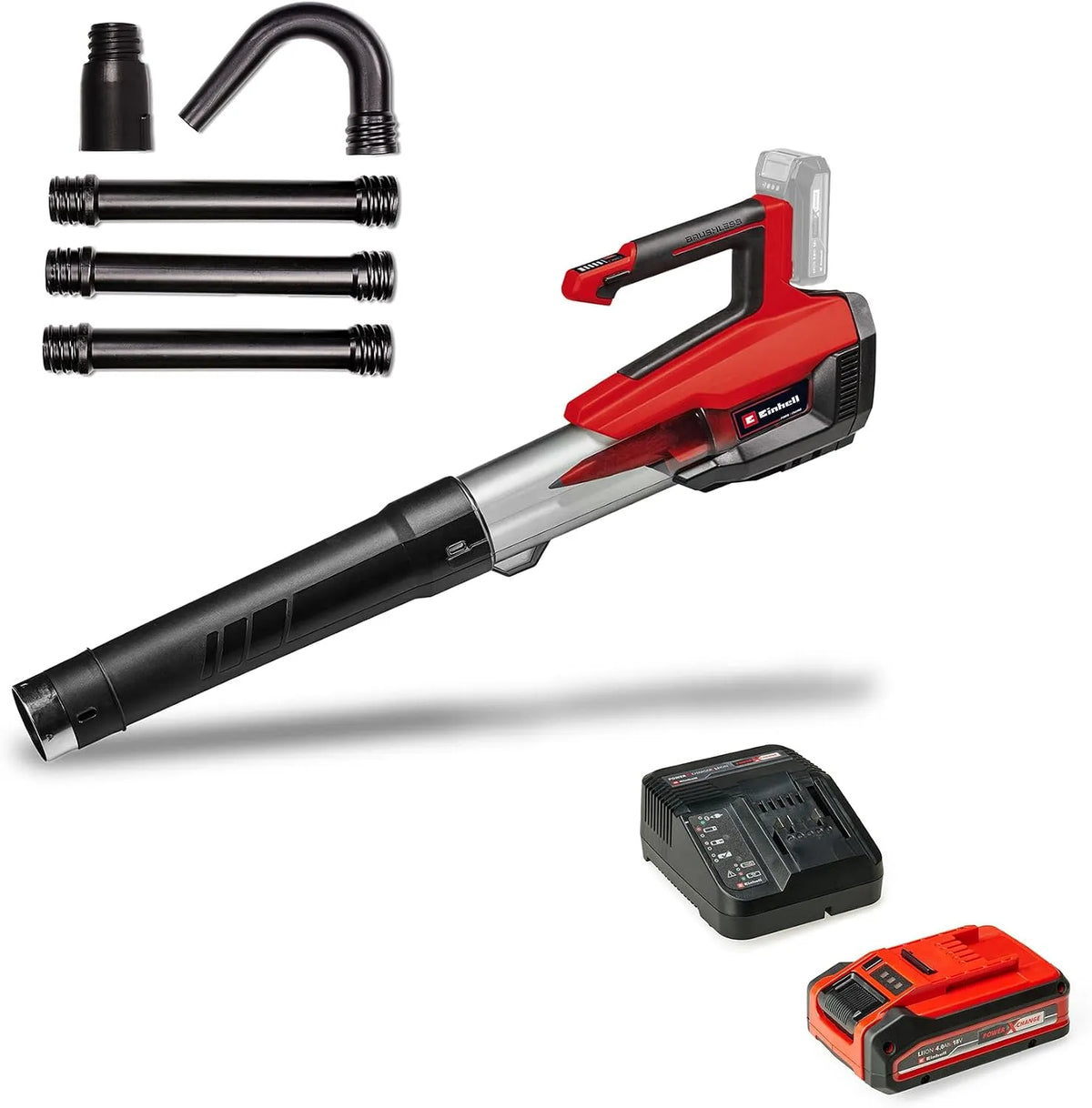 Einhell Laubbläser GP-LB 18, Akku /200 Li GK Power X-Change, Spannung 18V, Blasleistung 670 m³/h, inklusive. 4,0 Ah Akku & Ladegerät