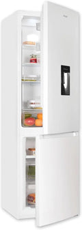 Exquisit Kühl-Gefrierkombination KGC265-70-NF-WS-040C, Fassungsvermögen 251 L Volumen, weiss, Kühl Gefrierkombination No-frost, Wasserspender