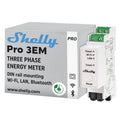 Modell 3-Phasen 3EM Shelly Pro, 400A, Echtzeit-Überwachung, kein Relais-Schalter, Kein Hub Erforderlich, Solarpanels, PV-Systeme