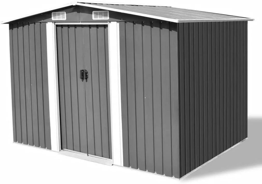 Geräteschuppen, Metall Gartenhütte Gerätehaus Metall Outdoor Metallgerätehäuser Blechschuppen