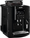 Krups Kaffeevollautomat EA8150, Essential Espresso, Fassungsvermögen 1,7 Liter Wassertank, LCD-Display, 15 bar, 1450 Watt, in Schwarz