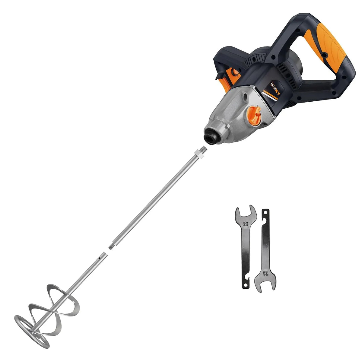 Modell MAXXT Rührwerk mit & Sanftanlauf 2-Gang-Getriebe M14 220-240V, inklusive. 140mm Rührquirl + 2 Schlüssel, 50Hz, Dauerleistungsmotor, min