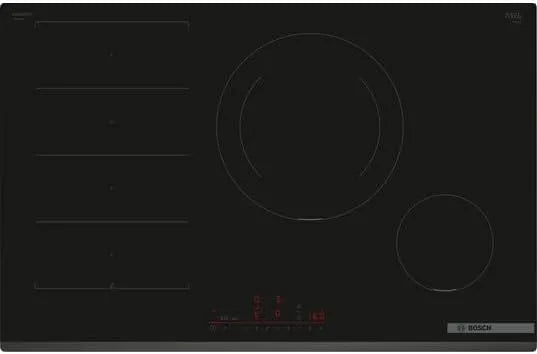 Bosch Induktionskochfeld PXE831HC1E, Serie 6, Breite 60 cm, 4 Flammen, in Schwarz