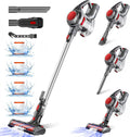 Staubsauger 50Min, 40000pa Akku Kabellos bis zu Laufzeit,1.6L Staubbehälter, HEPA×4,Vacuum Cleaner für Teppich, Hartboden, Tierhaare