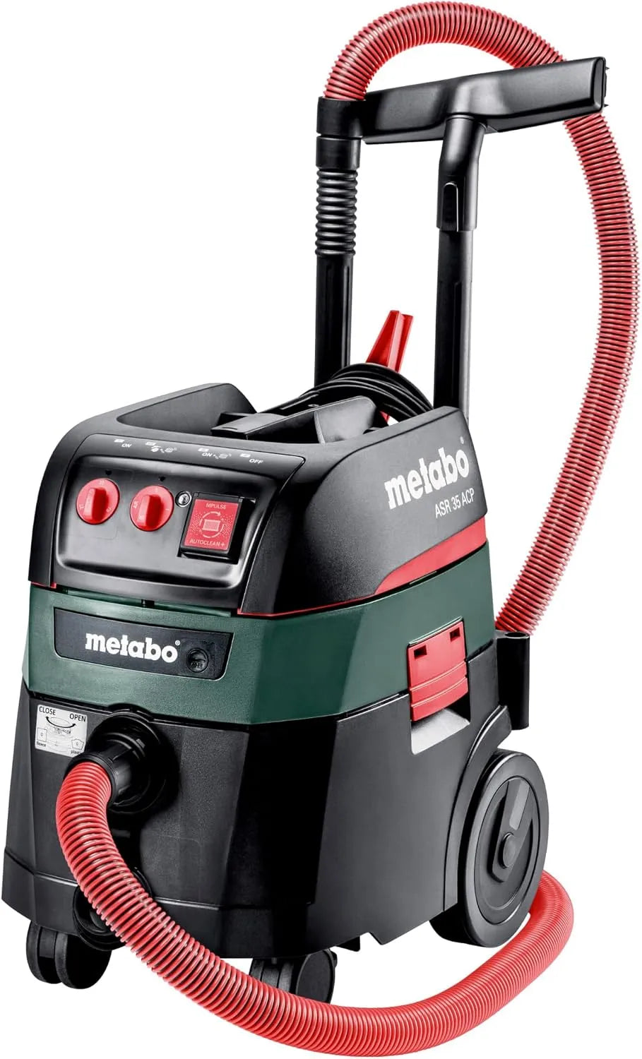 Metabo Nass- und Trockensauger ASR 35 H, Leistung 1400 W, Fassungsvermögen 35 l, 4380 l/min, Allessauger ACP, Staubklasse H Zertifiziert